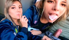 My SEAT partner in the BUS gets horny and ends up devouring my PICK and milk- PUBLIC- TRAILER-RISKY