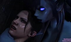 Big Johnson - Zoey Draenei anal fuck