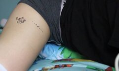 femboy down bad moans like a bitch while fucking pillow