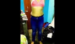 Beautiful Women Masturbates in the Bedroom during a Holiday