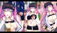 [Hentai Game Koikatsu! ]Have sex with Big tits Vtuber Tokoyami Towa.3DCG Erotic Anime Video.