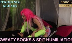 Sadistic Queen - Dirty Socks & Spit Humiliation - {HD 1080p}