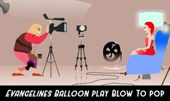 Evangelines Balloon Play in Pantyhose