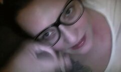 GLASSES CUMSHOT AND SWALLOW - SD