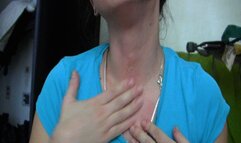 chock myself and couhting