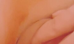 Masturbation closeup pussy in the bath with REAL orgasm