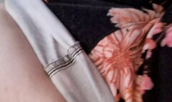 ASMR STOMACH JIGGLE WITH A HAPPY ENDING FART