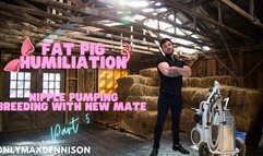 Fat pig humiliation part 5 - nipple pumping machine and new breeding mate