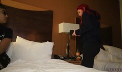 Delivery Boy Double Footjob