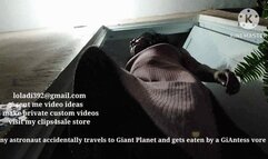 Giantess vore short Tiny Astronauts accidentally lands in a Giant World and get Eaten by a Giantess avi