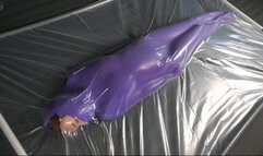 Purple nylon in a polyethylene vacuum bed