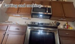 Gassy Girl Cooking and tooting - Eb49