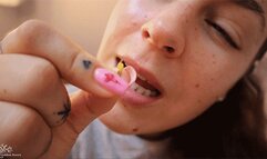 Shrunken BF can't make her Orgasm