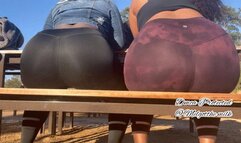 3 Gassy Girls Public Park Farts