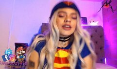 A super girl with a super ass