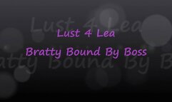 Lust4Lea's Bratty Ass Gets Her Tied Up By Her Boss - wmv