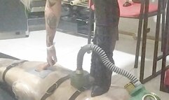 GASMASK AND MASTURBATION SLAVE