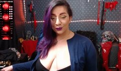 barking while touching myself