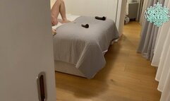 Pegged By A Real Cock!