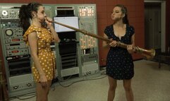 Ama Rio and Sierra Sauvage Try Out the Tibetan Horns (MP4 - 1080p)