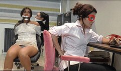 Scarlett & Mila in: Things Went a Little Awry at the Production Lounge for the Hot RockStar Brat & Her Dizzy Biggest Fan Intruder! (The Fan's Cut) (HD)