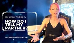 How do I tell my partner about my kink?