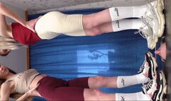 Teen girls in Balenciaga sneakers try to crush my face (part 5 of 11), flo523x 1080p