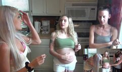 Prego Krystal Gossips And Smokes With Besties!
