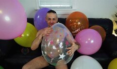 Sexy Male Looner Balloon Popping