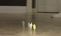 Ebony Amazon Paris Love Dominates Shrunken Employees (HD 1080p MP4)