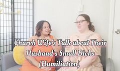 Church wife's confess their husband's small dicks and watching cuckold and bull porn 720