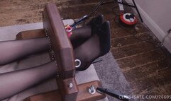 Insanely Ticklish Ellie's First Time In The Stocks! (FULL HD version)