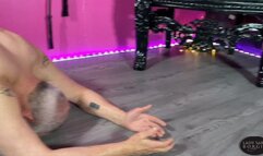 Slave Worships Lady Sara Borgia's Monster Stap-on Cock