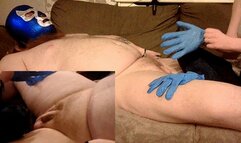 Soapy Latex Gloves Handjob