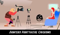 Dancers pantyhose Solo Masturbation