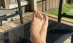 Sunny CLOSE-UP Bony, Veiny, Athletic, Slender FEET