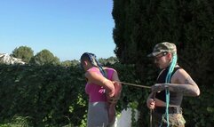 Maya Homerton - Her first Bondage Walk Training Lesson - Part 1 mp4 SD