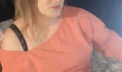 popping a big balloon with my cigarette