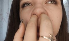 brutal nasal hole penetration