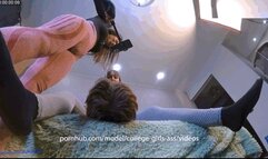 06RJ Pov The slave must eat the cigarette butts! Spat on the face of a slave) My friend and I love to mock a slave [mp4]