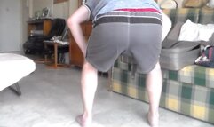 John is Peeing all into his Shorts