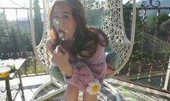 Lick my feet in honey!