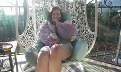 I masturbate on the balcony