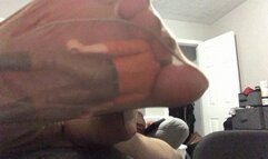 Tiny Human Trapped in Giantess Gexy Pantyhose