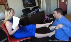 Quinn Waters: Do You Want A Raise? Taste Your Boss’ Sour Sweaty Feet On Camera