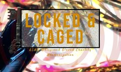 Locked & Caged: Chastity Mesmerization and Ebony Goddess Gloved Hands Worship ASMR Whispered