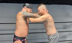 SMFC-49 David Angell vs Aaron Hummer wrestling practice