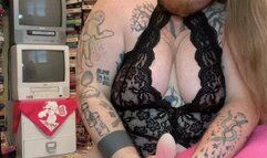FTM Wearing Lingerie Fucks Pillow