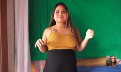 A Pregnant Camel Toe (In Tights)