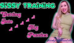 Sissy Training: Getting Into My Panties
